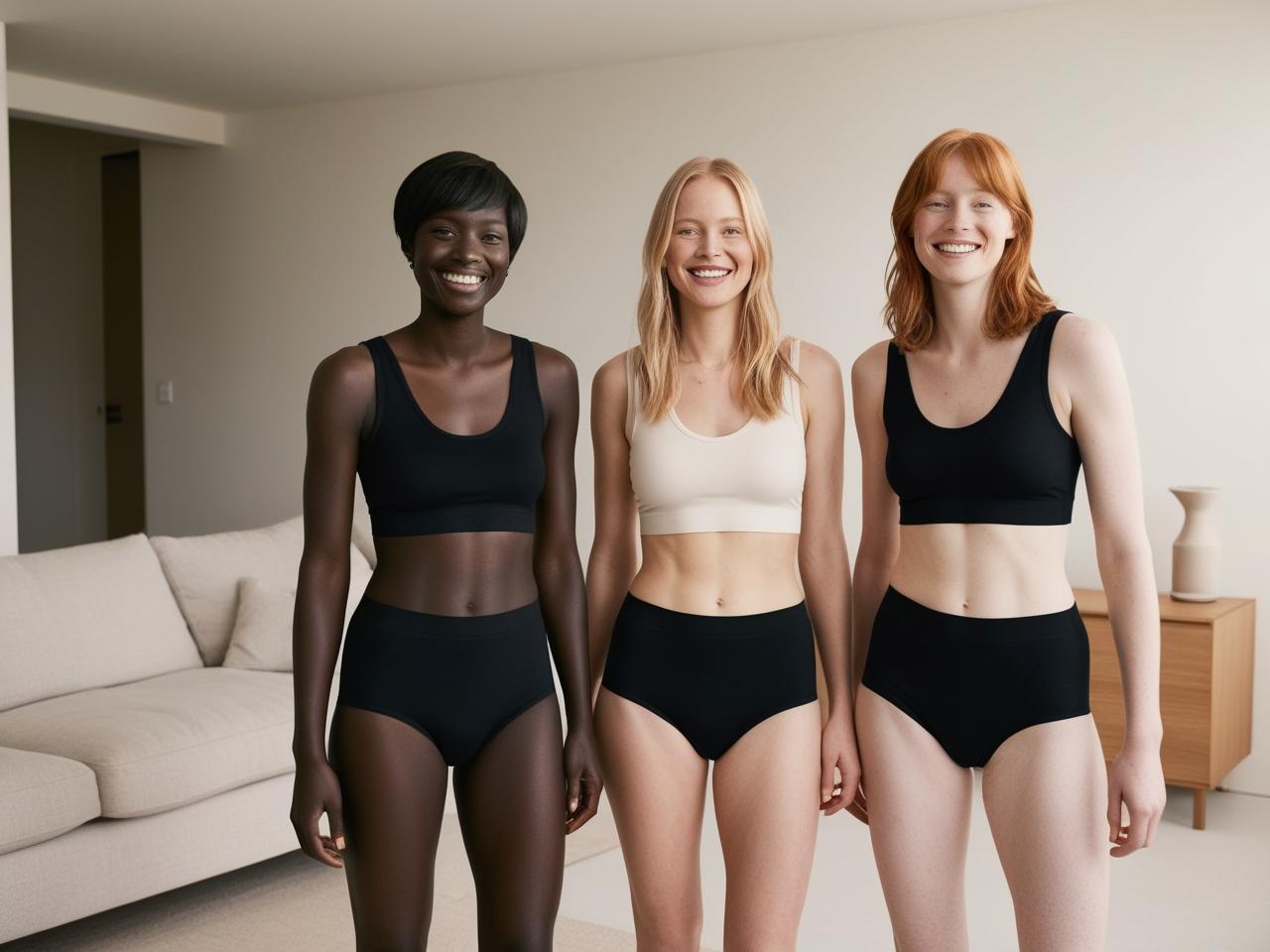 Culotte menstruelle taille haute ultra-absorbant - Sofia