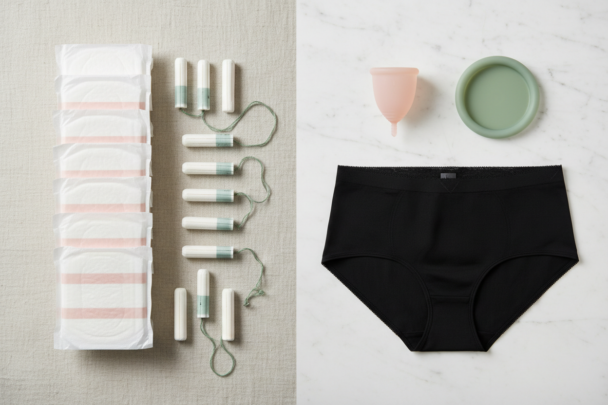 Wie wählt man ein gesundes Menstruationsprodukt aus?