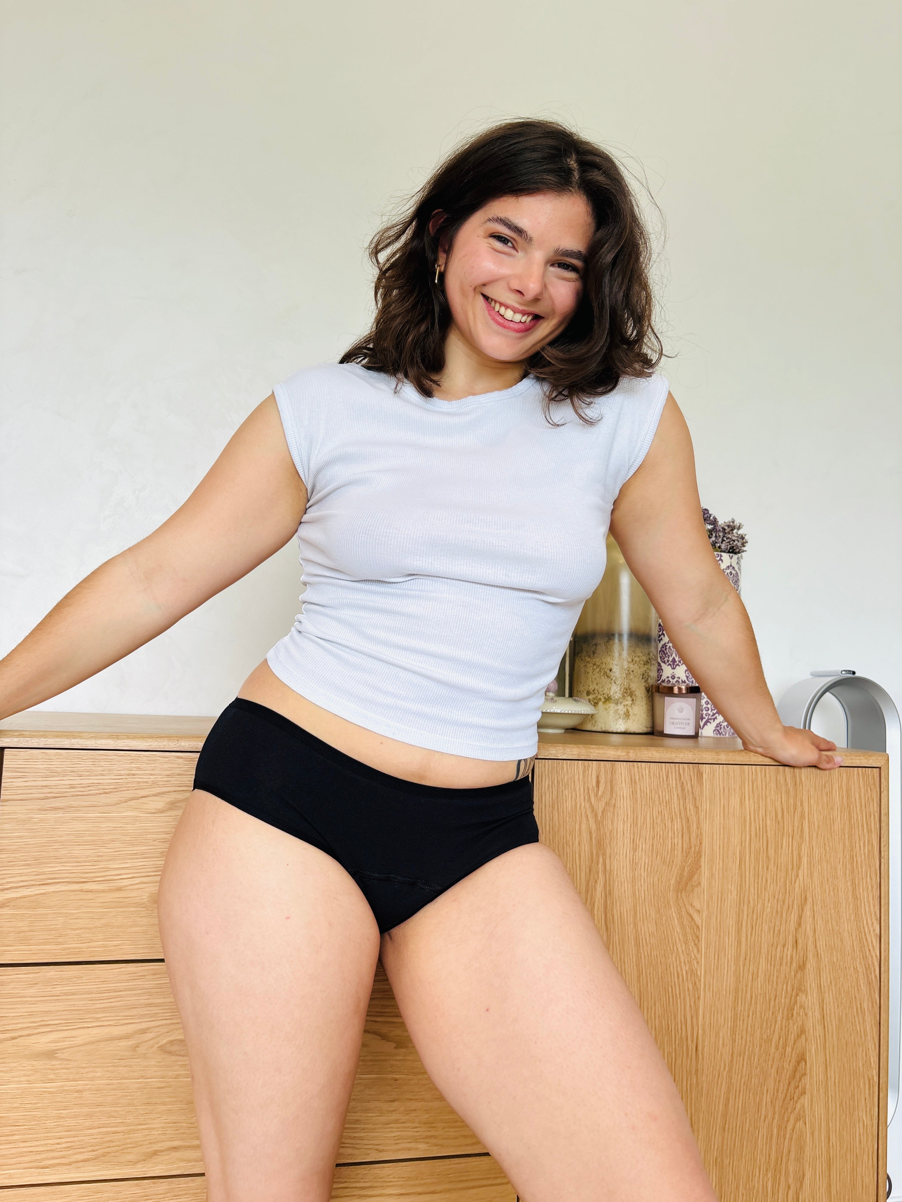 Shorty menstruel flux abondant - sport - Sherydane