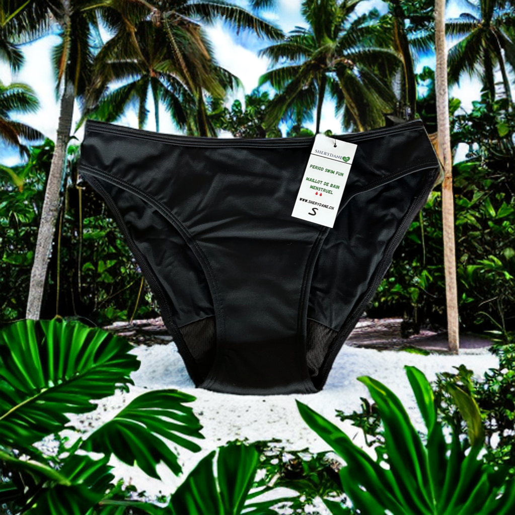 Bikini maillot de bain menstruel - Pamela - Flux moyen
