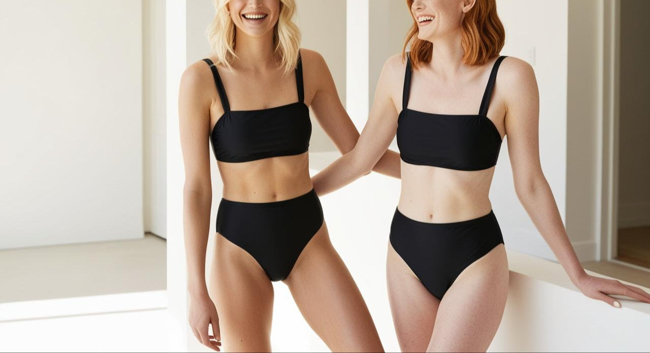 Culotte menstruelle taille haute ultra-absorbant - Sofia