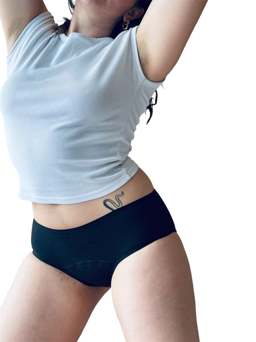 Shorty menstruel flux abondant - sport - Sherydane-suisse
